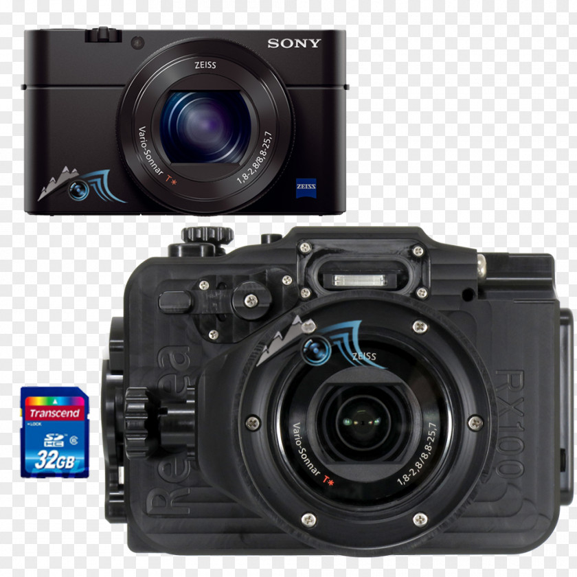 Camera Lens Digital SLR Sony Cyber-shot DSC-RX100 IV III PNG