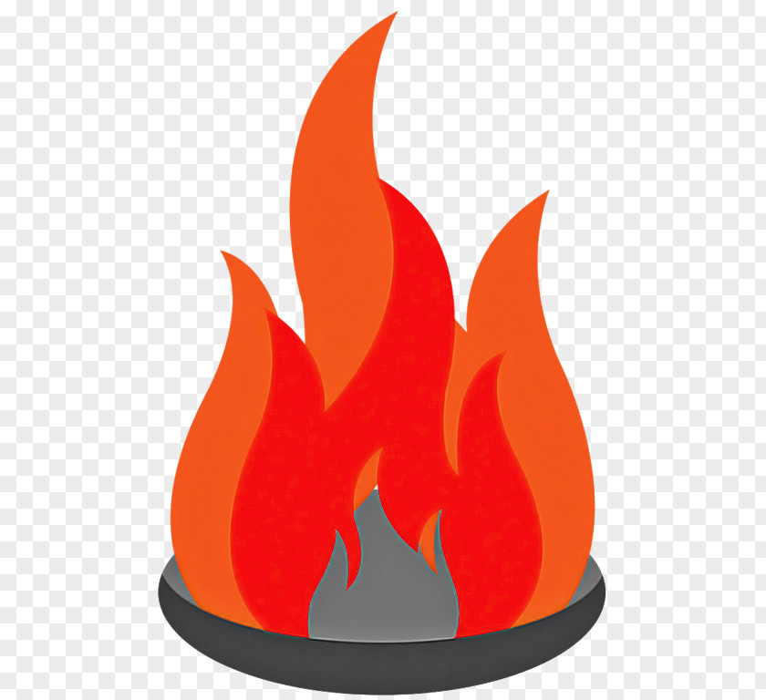 Orange Fire PNG