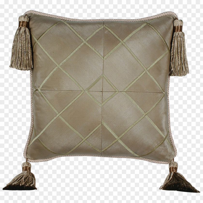 Tassel Cushion Throw Pillows Veneta Brown PNG