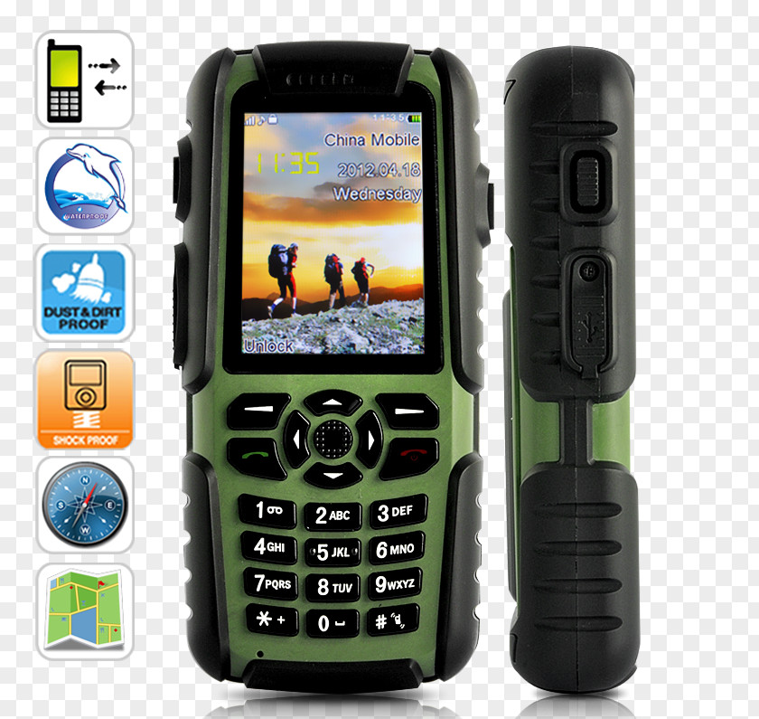 Flashlight Call Phone Telephone Walkie-talkie Rugged Computer Smartphone IPhone PNG