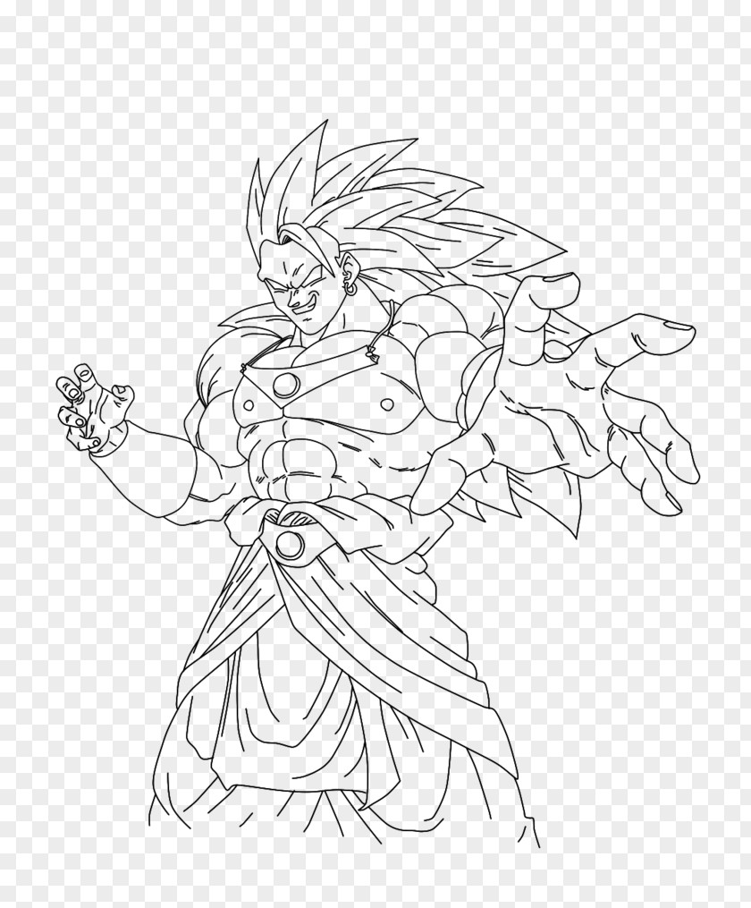 Goku Line Art Gohan Bio Broly Trunks PNG