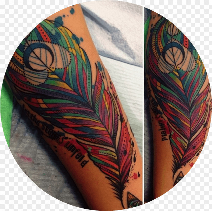 Katie's Pastry Tattoo Idea Color Feather PNG
