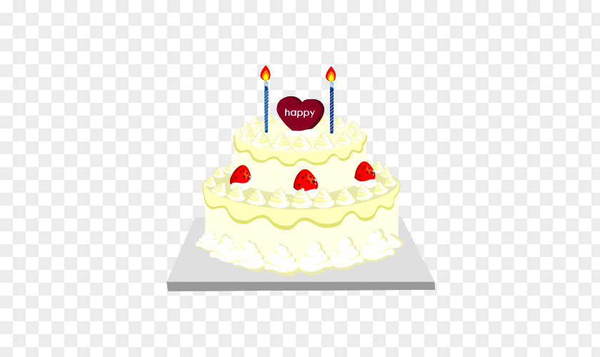 Birthday Cake Torte Clip Art PNG