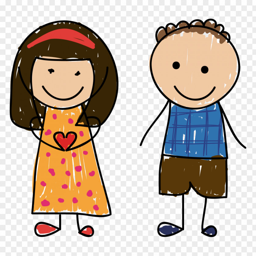 Cartoon Children Drawing Children's Day Painting PNG