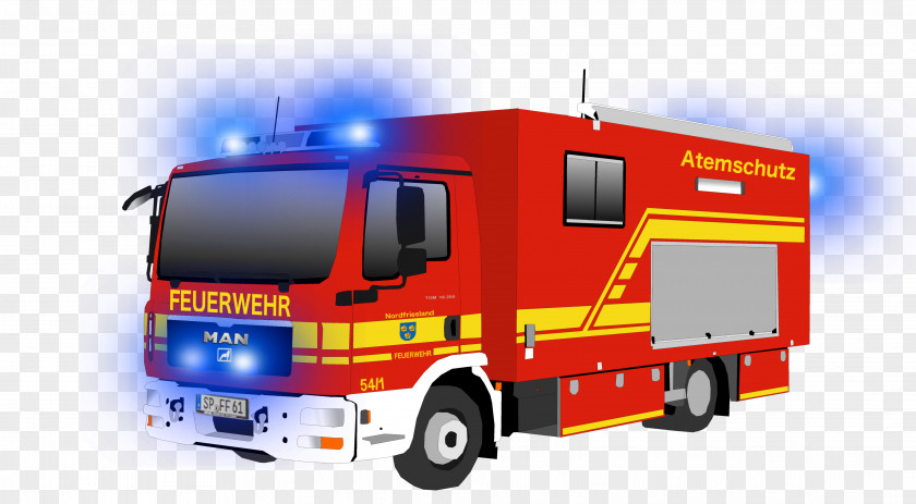 Firefighter Fire Engine Department Technisches Hilfswerk Commercial Vehicle PNG