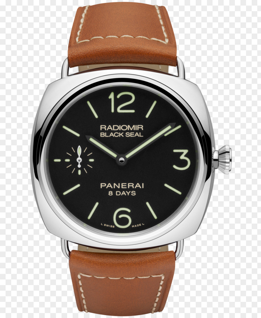 Panerai Watches Black Male Watch Automatic Movement Power Reserve Indicator PNG