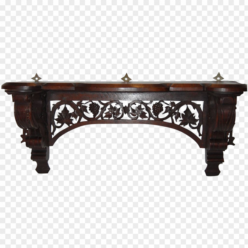 Store Shelf Table Furniture Antique Wall PNG
