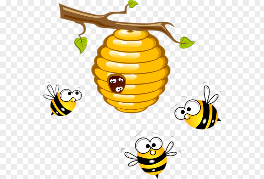 Bee Honey Beehive Clip Art PNG