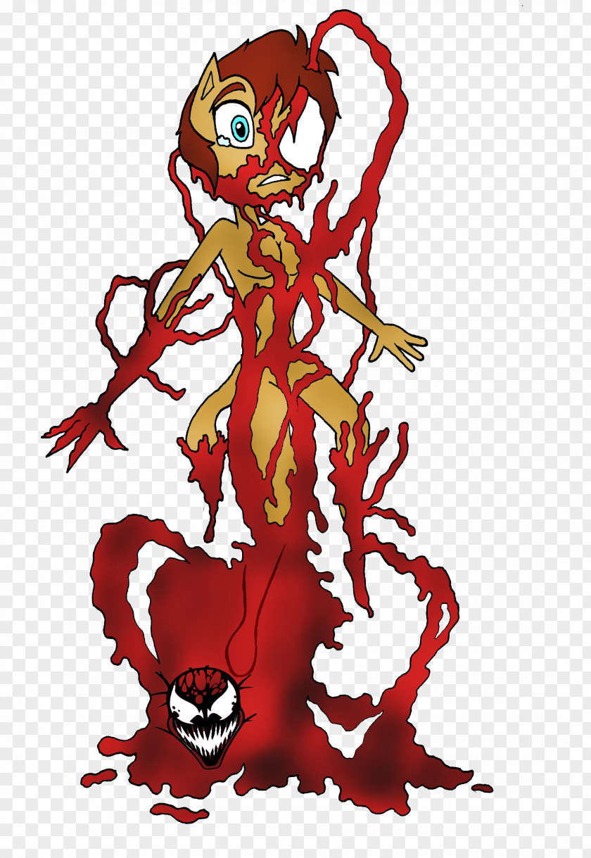 Carnage Spider-Man Venom Kitty Katswell Art Drawing PNG