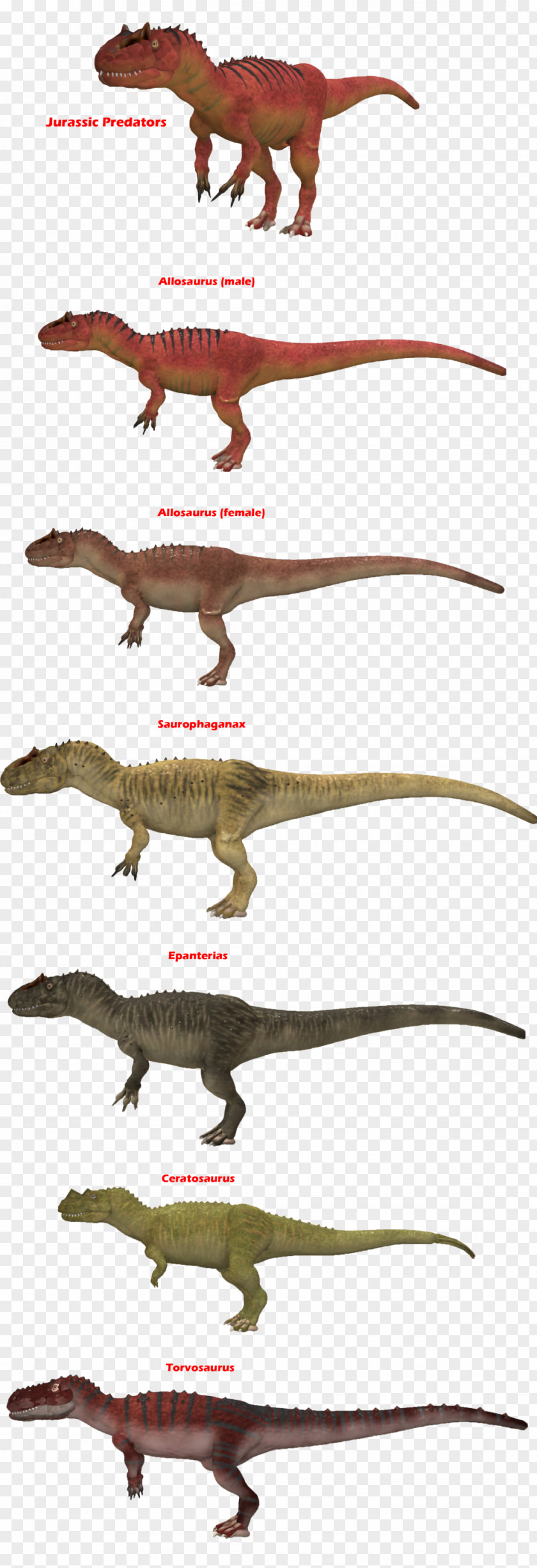 Dinosaur Velociraptor Allosaurus Saurophaganax Torvosaurus Epanterias PNG