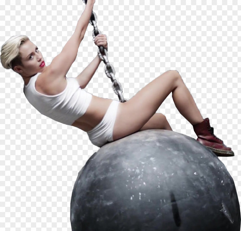 Maisie Williams Wrecking Ball Exercise Balls PNG
