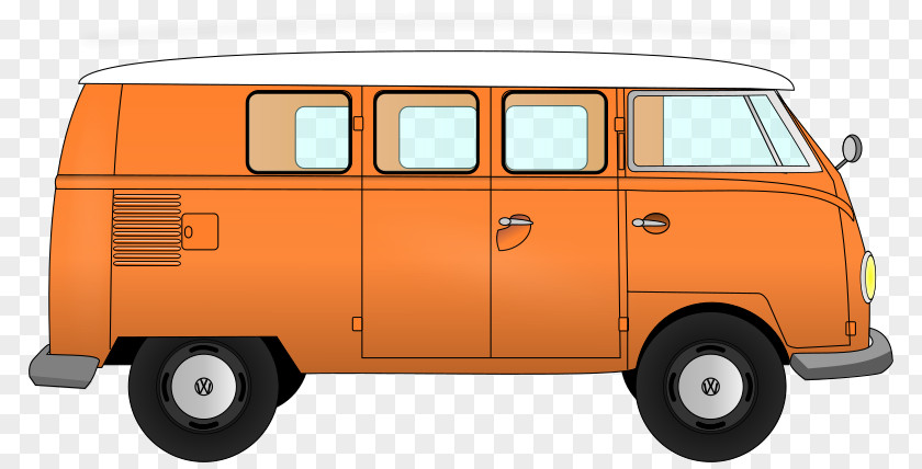 Vw Bus Van Volkswagen Type 2 Clip Art PNG