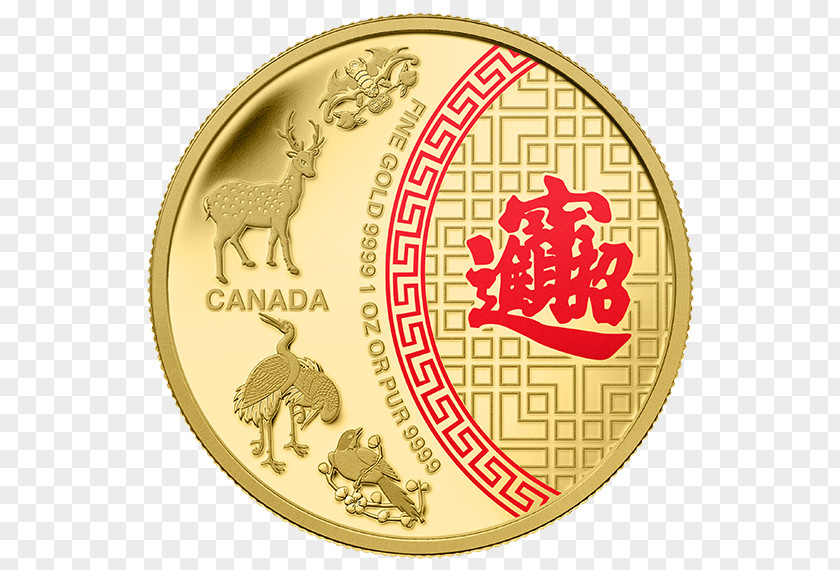 Coin Gold Canada Royal Canadian Mint PNG