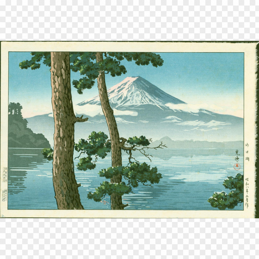 Lake Kawaguchi Mount Fuji Saiko Motosu Hakone PNG