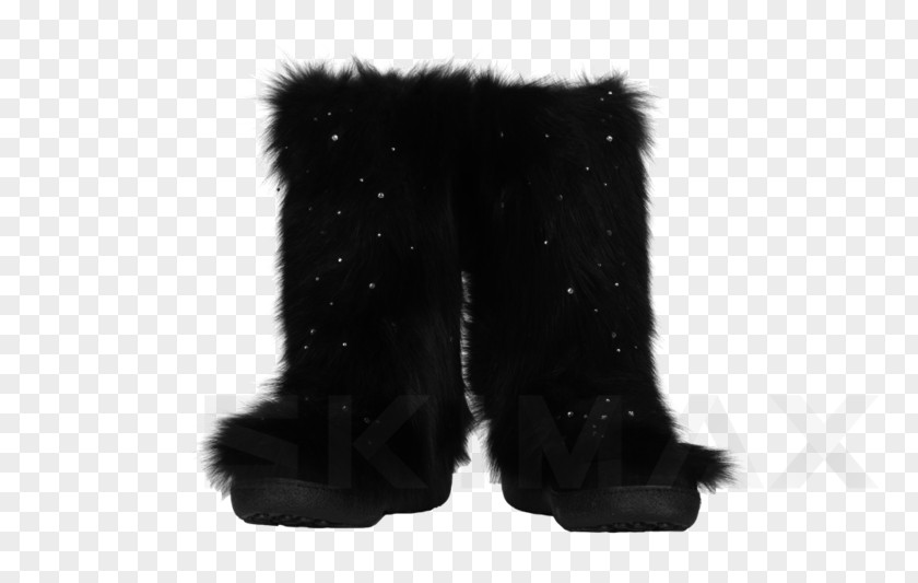 Black Fox Snow Boot Fur Clothing Red Dog PNG