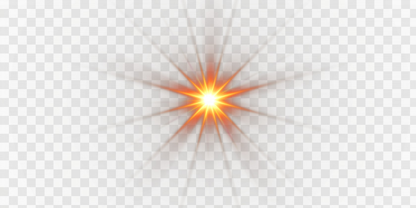 Golden Light Effect Triangle Symmetry Pattern PNG