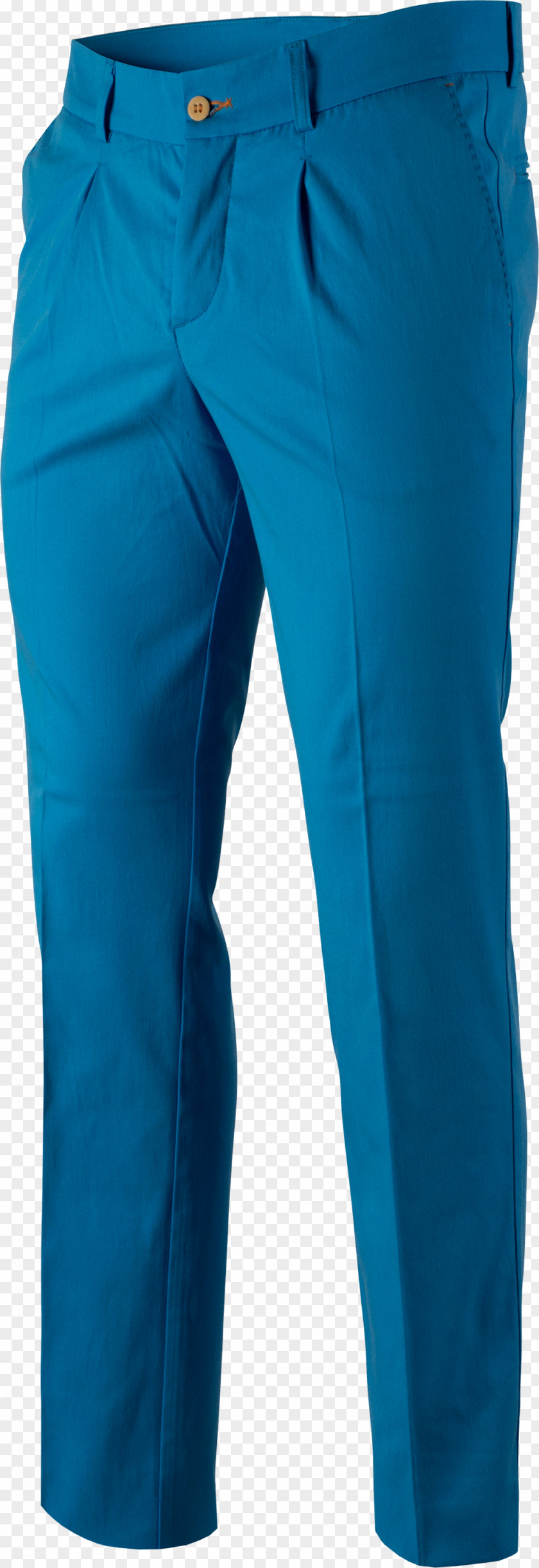 Jeans Cobalt Blue Waist Pants PNG