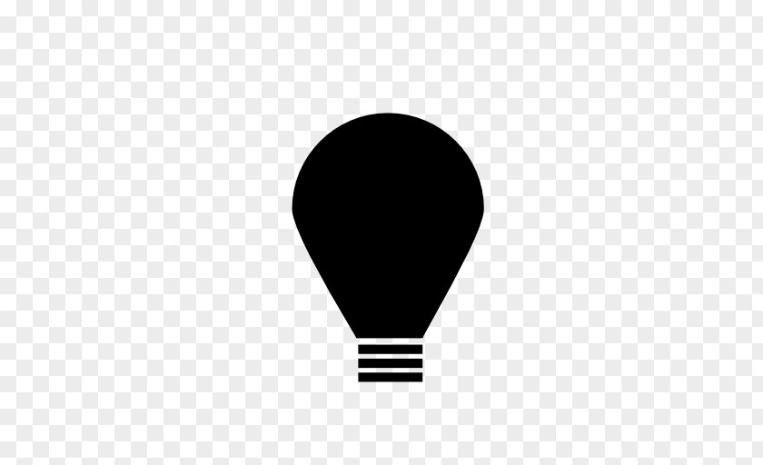 Light Bulb Hot Air Balloon Line Circle PNG