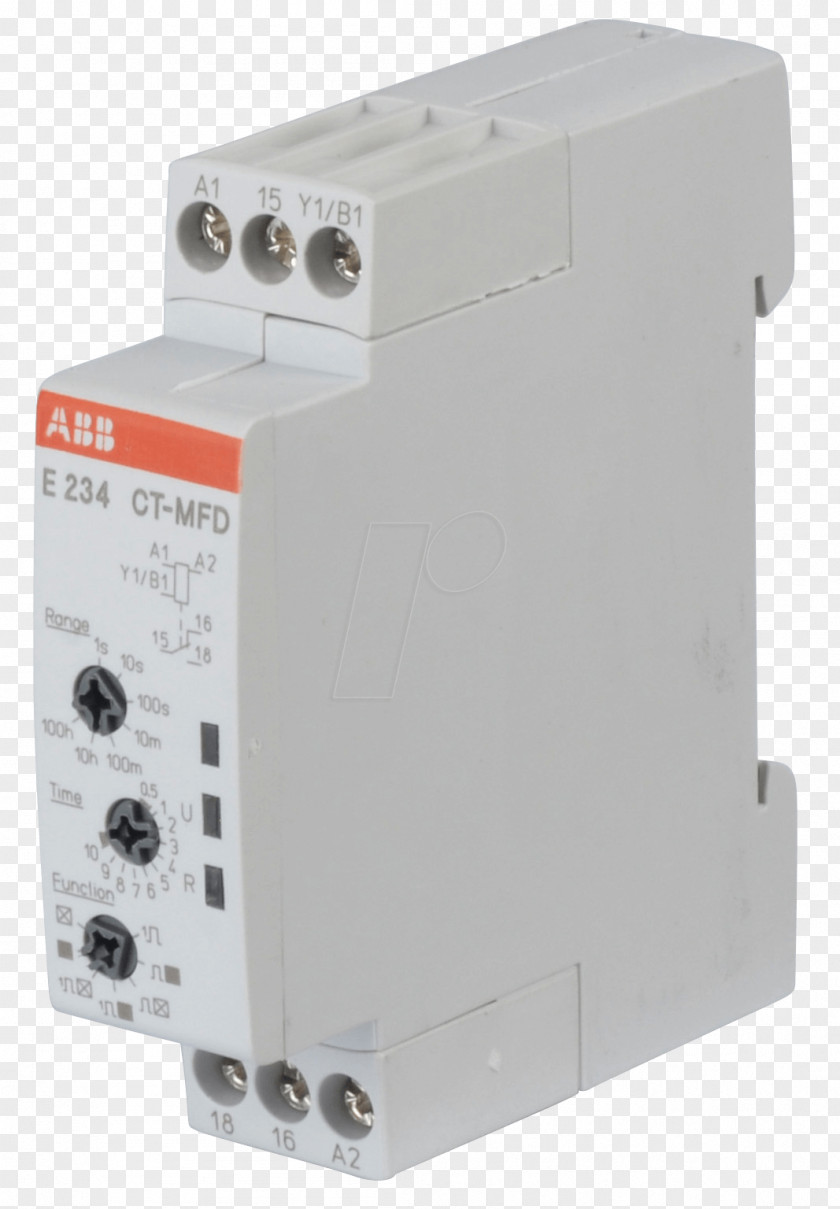 Relay Aegrelee ABB E 234 CT-AHD Timer Group PNG