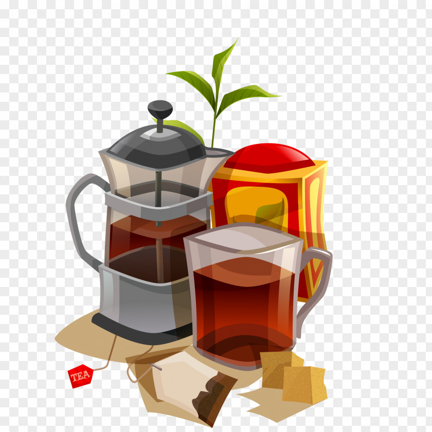 Tea Cup Vector Teapot Teacup PNG