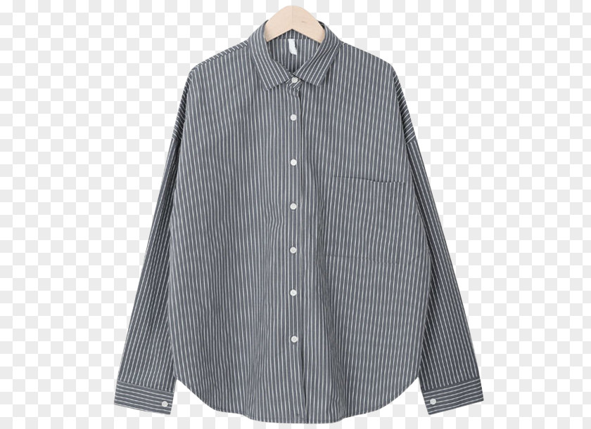 Dress Shirt Blouse Collar Plaid Sleeve PNG