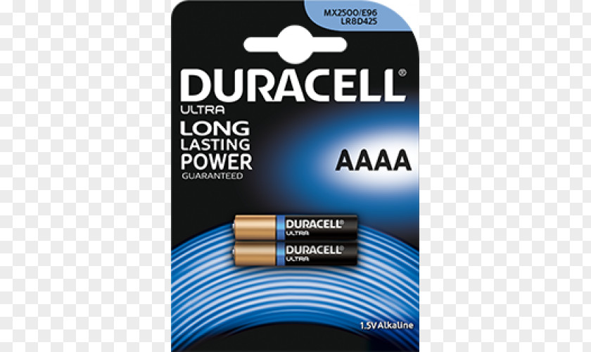 Duracell Electric Battery Lithium AAAA PNG