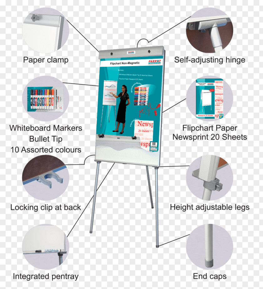 Meeting Paper Flip Chart Office Supplies PNG