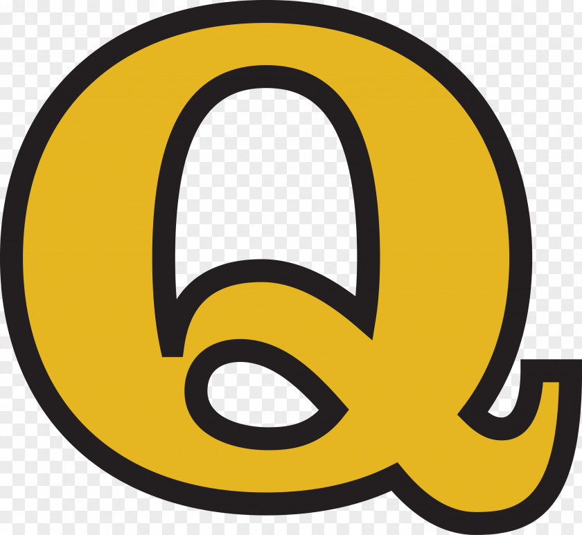 Q & A Cliparts Golden-Q Letter Clip Art PNG