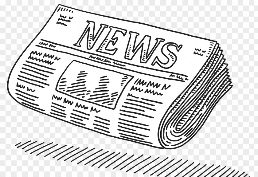 A Pencil Illustration; Newspaper Feature Drawing Journalism Clip Art PNG