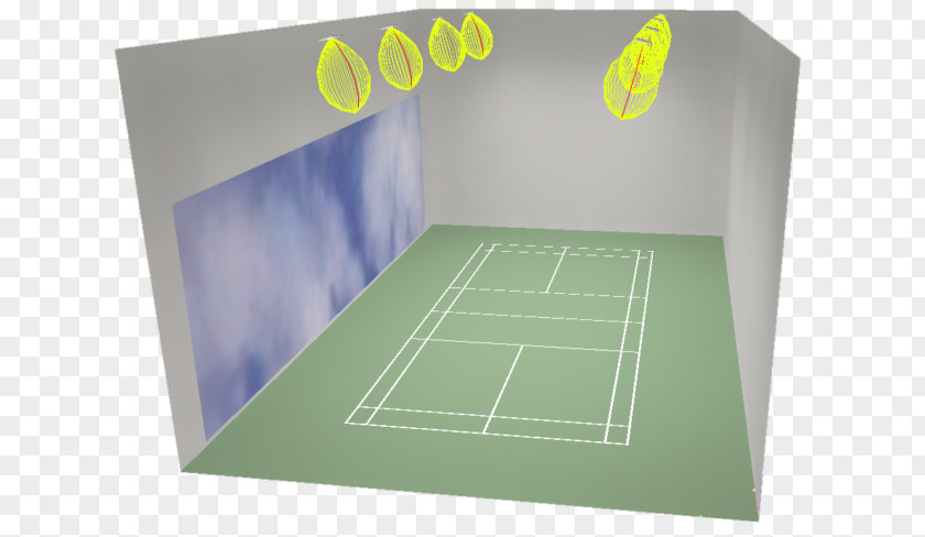 Badminton Court Lighting Light-emitting Diode Sport Glare PNG
