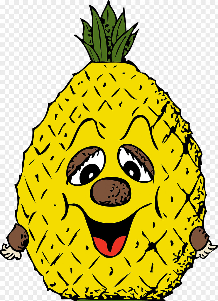 Cartoon Pineapple Clip Art PNG