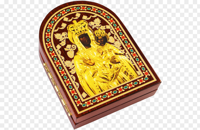 Coin Black Madonna Of Częstochowa Silver Theotokos Icon PNG