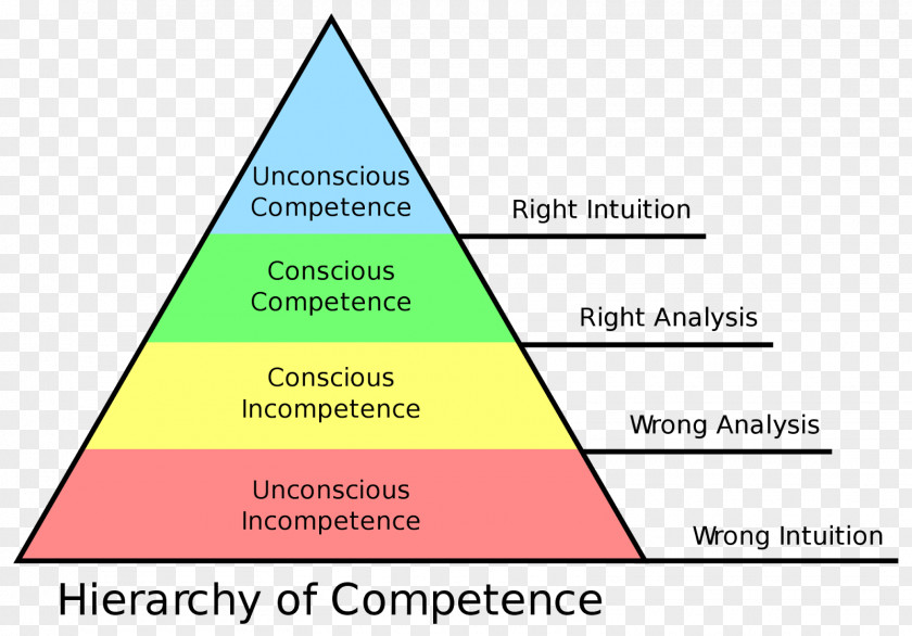 Competence Four Stages Of Learning Psychology Person PNG