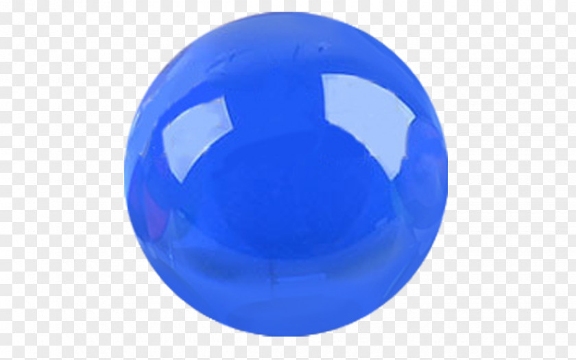 Glass Ball Sphere Cobalt Blue Color Solid PNG