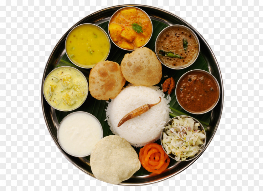 India North Indian Cuisine Vegetarian Thali South PNG