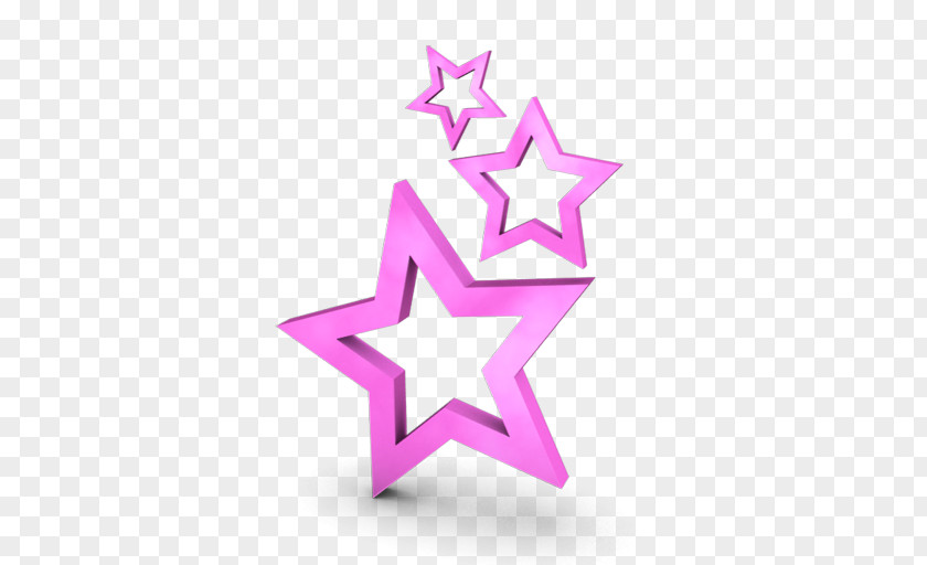 Purple Pentagram Star ICO Icon PNG