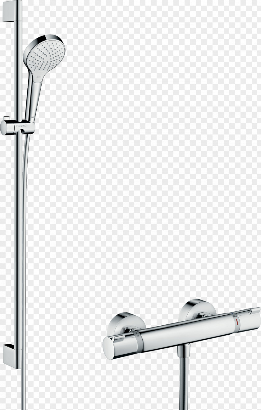 Shower Thermostatic Mixing Valve Hansgrohe Bathroom Pressure-balanced PNG