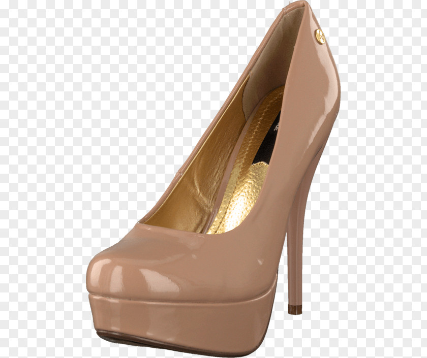 Blink High-heeled Shoe Stiletto Heel Beige Court PNG