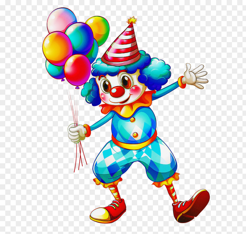Circus Performing Arts Clown Party Supply Balloon PNG