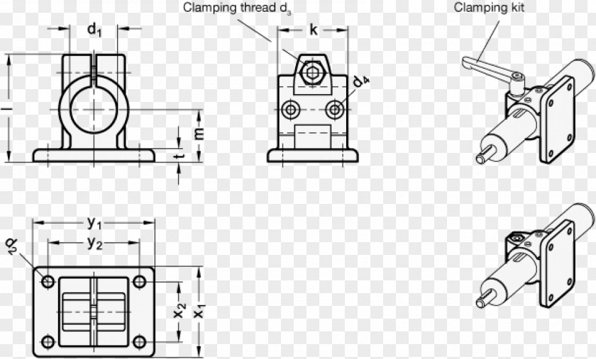 Clamp Linear Actuator Linearity Motion Screw PNG