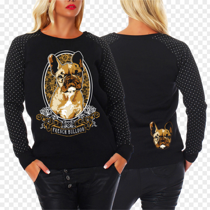 French Bulldog Long-sleeved T-shirt Bluza Industry PNG