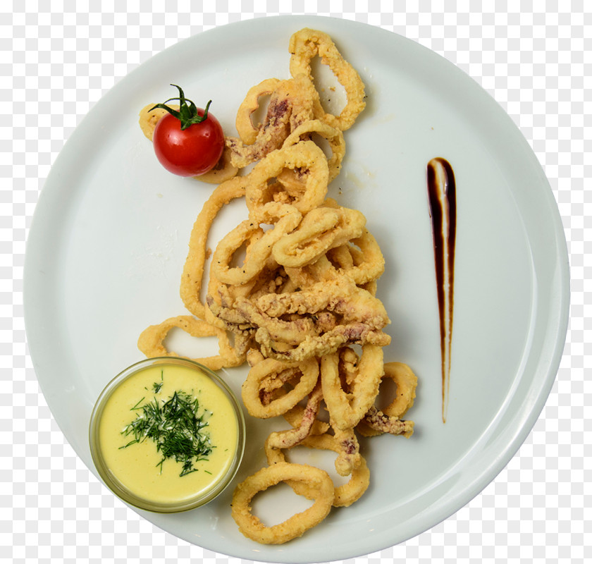 Pizza Onion Ring Squid As Food Seafood PNG