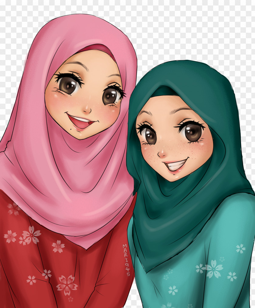 Women Wearing Hijab Drawing DeviantArt Diagram PNG