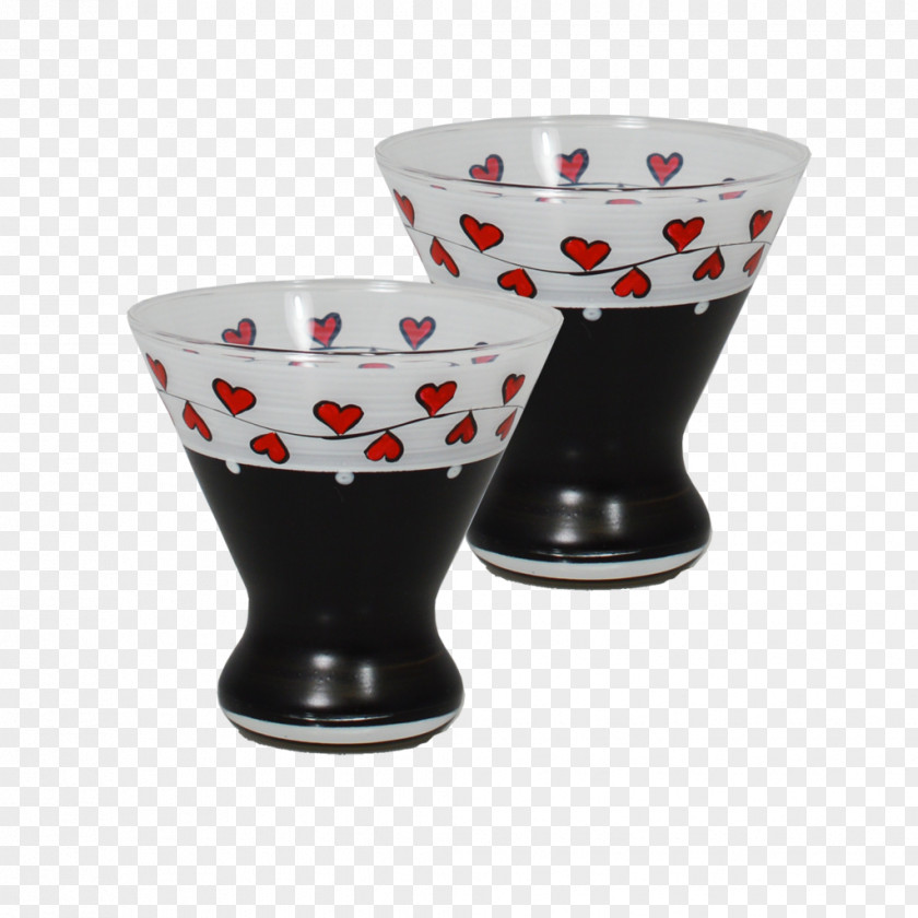 Glass Table-glass Stemware Heart Ceramic PNG