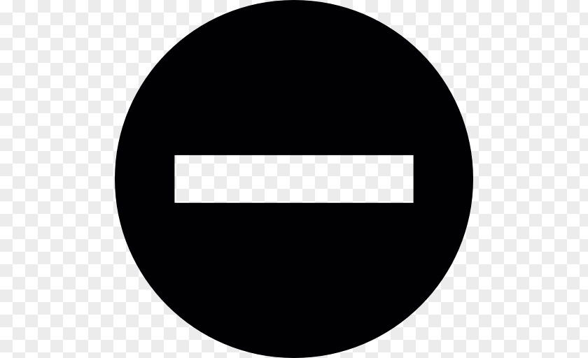 Horizontal Line Symbol Circle PNG