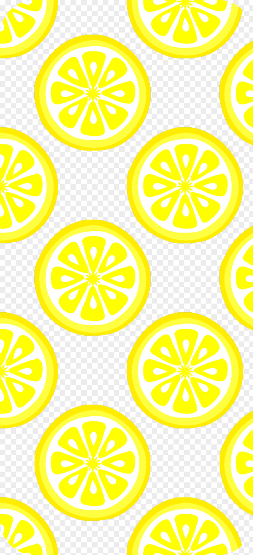 Lemonade Circle Pattern PNG