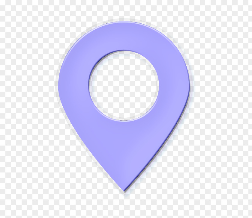 Lilac Lavender Location Icon Map Pin PNG