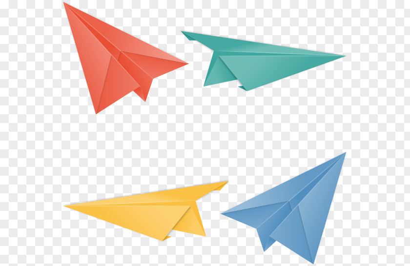 Paper Airplane Plane Euclidean Vector PNG