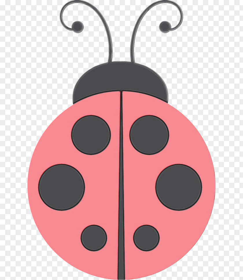 Pink Insect Watercolor Animal PNG