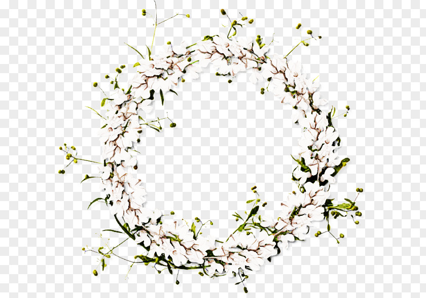 Plant Twig Flowers Background PNG